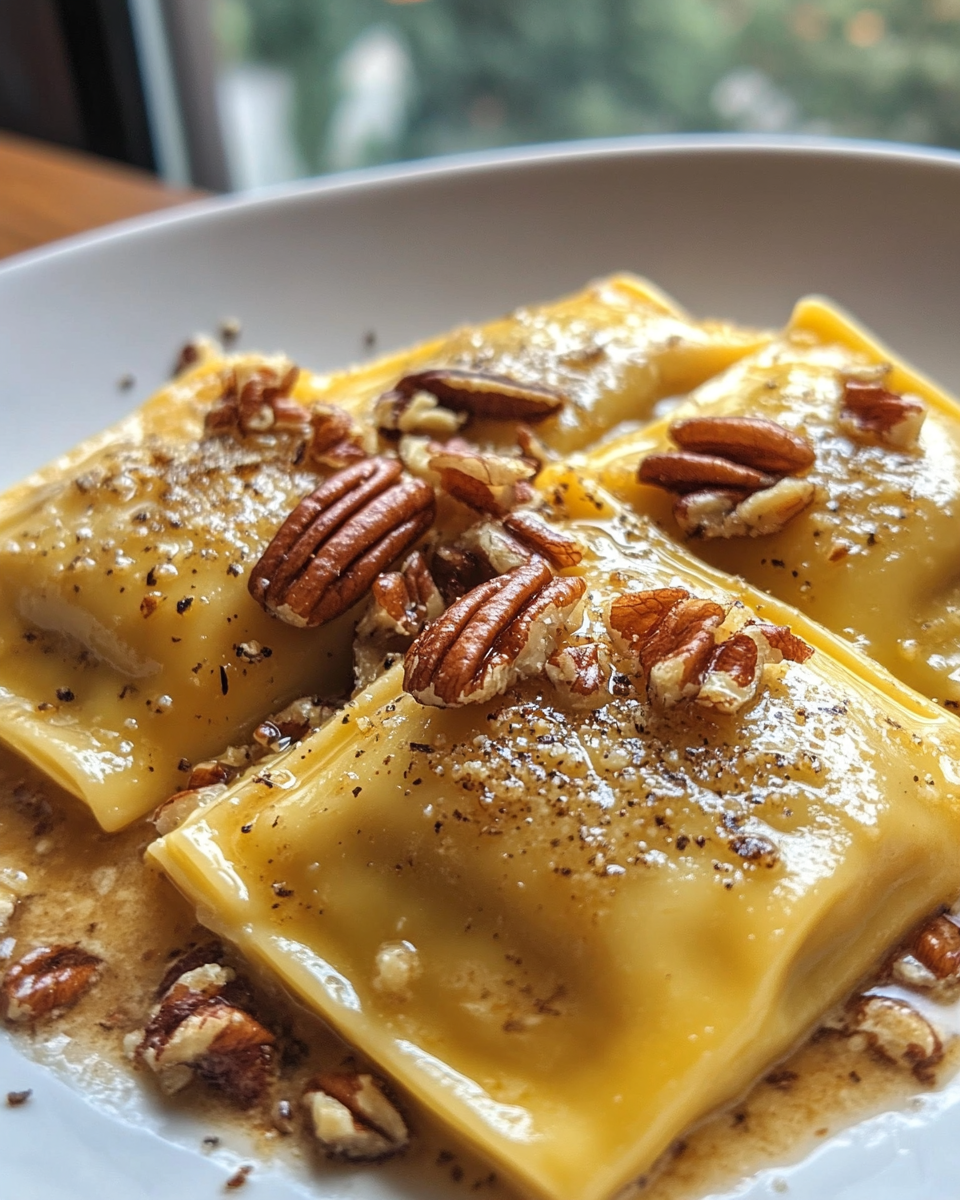 Roasted butternut squash cubes tossed with olive oil and fresh thyme