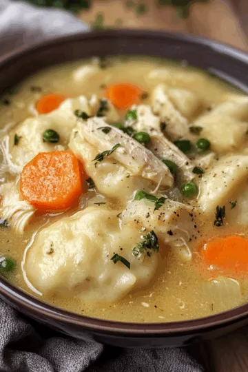 Chicken and Dumplings Soup taken with iphone 15 pro max --iw 2 --ar 4:5 --v 6.1 --raw