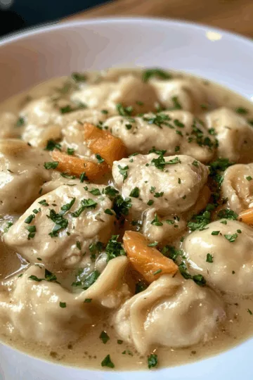 Chicken and Dumplings taken with iphone 15 pro max --iw 2 --ar 4:5 --v 6.1 --raw