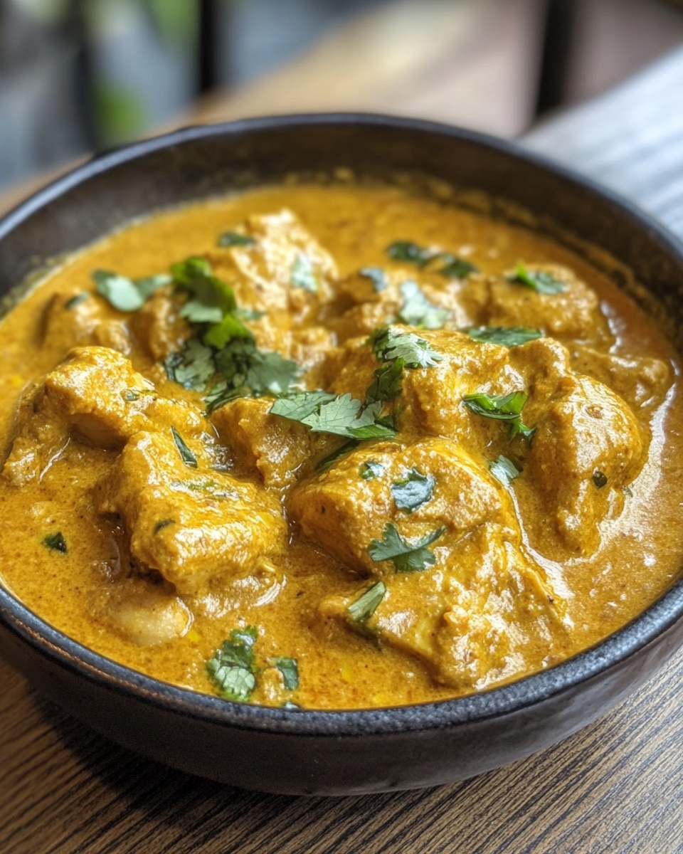 Pressure cooker heating up for Chicken Korma with sealing ring locked