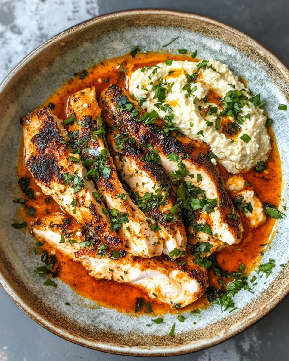 Roasting harissa-spiced bell peppers and zucchini drizzled with olive oil