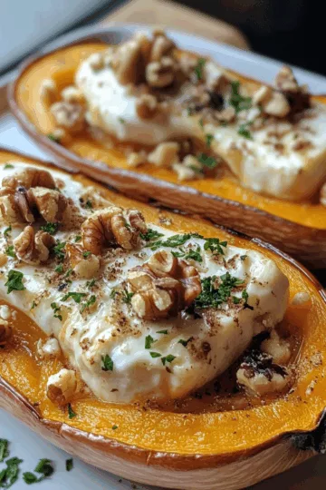 Roasted Butternut Squash with Camembert & Walnuts taken with iphone 15 pro max --iw 2 --ar 4:5 --v 6.1 --raw