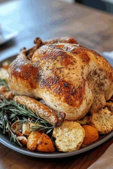 Rosie Turkey recipe taken with iphone 15 pro max --iw 2 --ar 4:5 --v 6.1 --raw