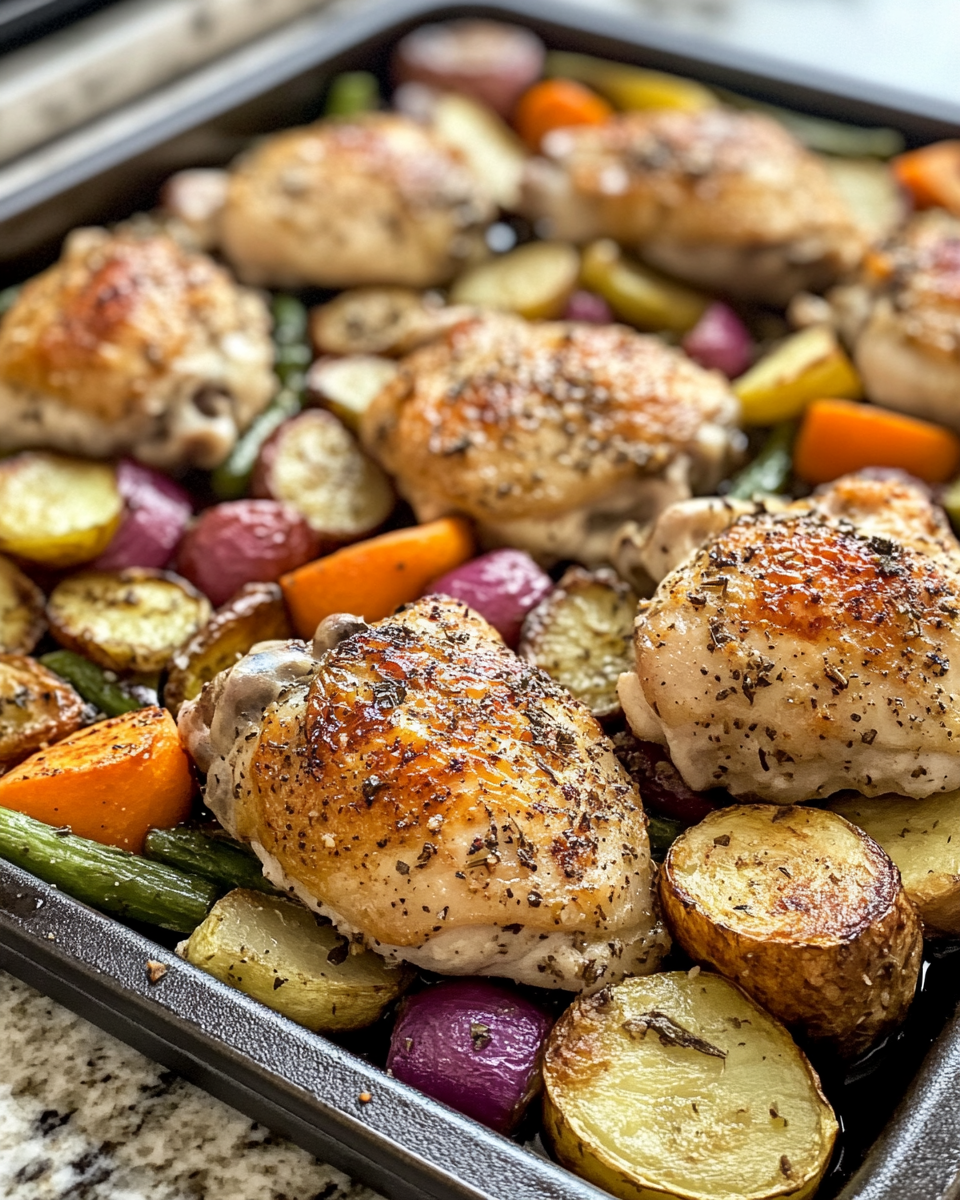 Preparing ingredients with sliced kielbasa and trimmed asparagus for sheet pan chicken