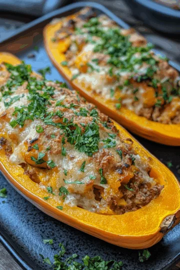 Simanim Stuffed Butternut Squash taken with iphone 15 pro max --iw 2 --ar 4:5 --v 6.1 --raw