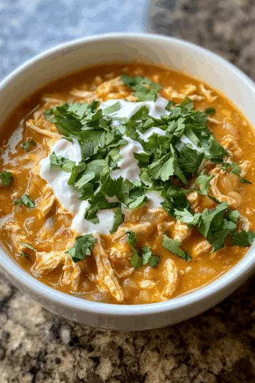 Slow Cooker Buffalo White Chicken Chili taken with iphone 15 pro max --iw 2 --ar 4:5 --v 6.1 --raw