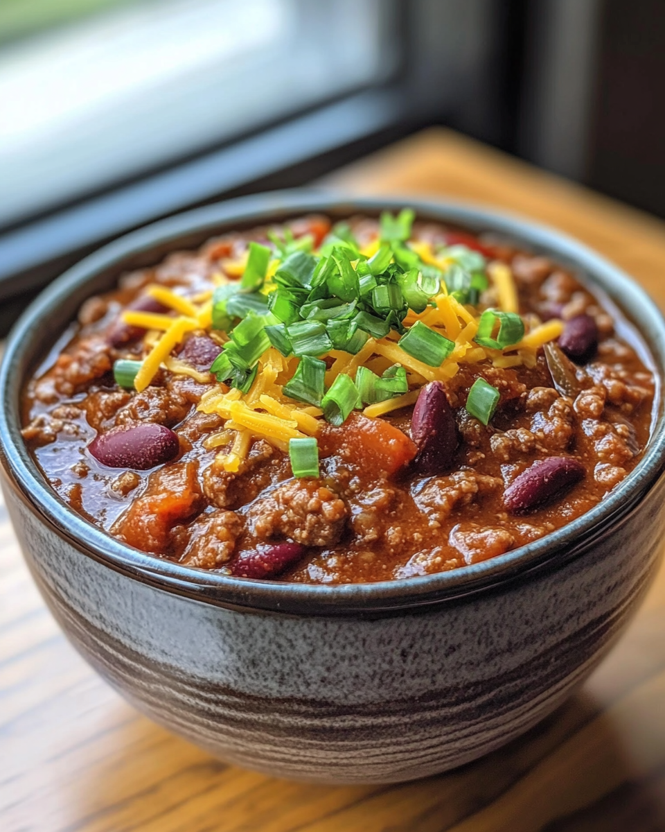 Ingredients for slow cooker chili laid out on a kitchen counter