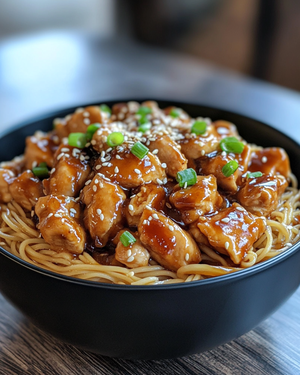 Ingredients for honey garlic chicken sauce whisked in a bowl