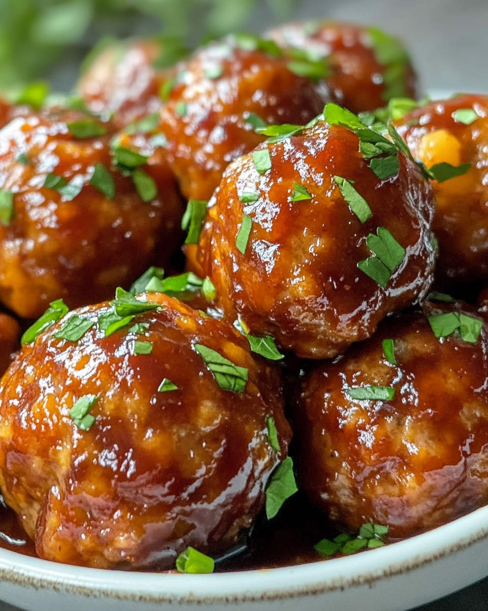 Ingredients for spicy mango BBQ turkey meatballs including turkey and dried mango