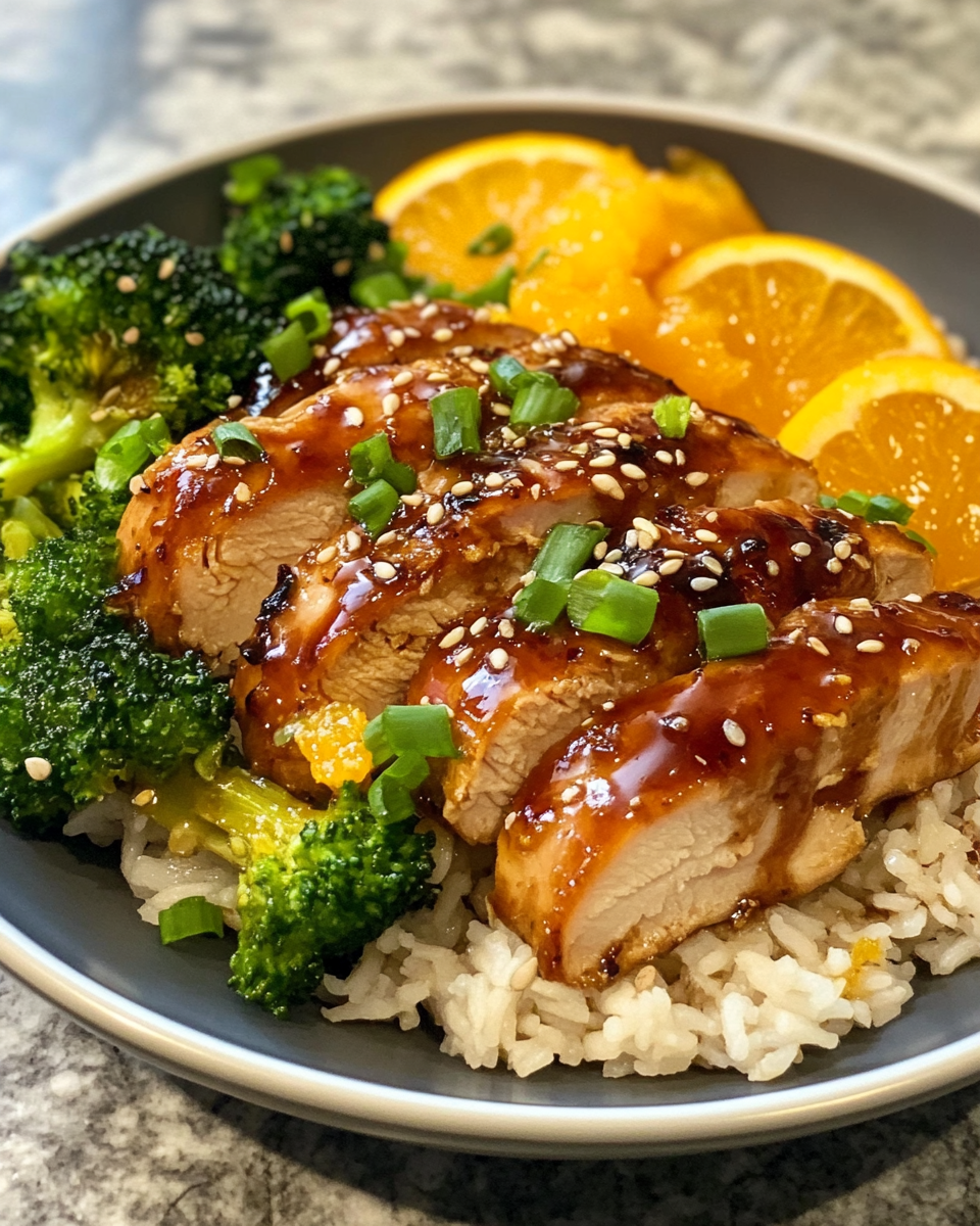 Fresh ingredients including garlic, ginger, soy sauce and citrus for teriyaki turkey marinade