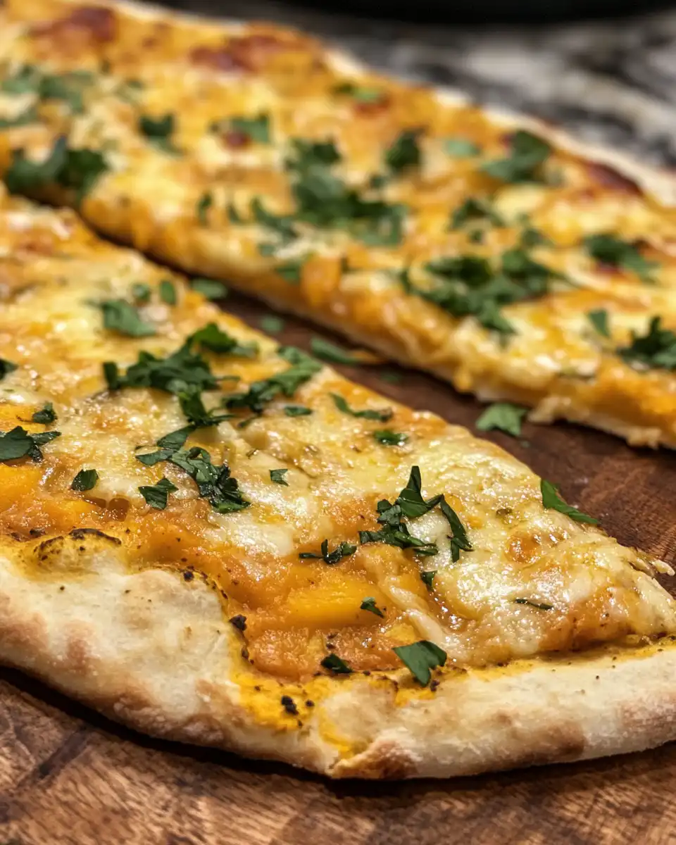 Ingredients for pumpkin and gouda pizza including dough, cheese, and pumpkin puree