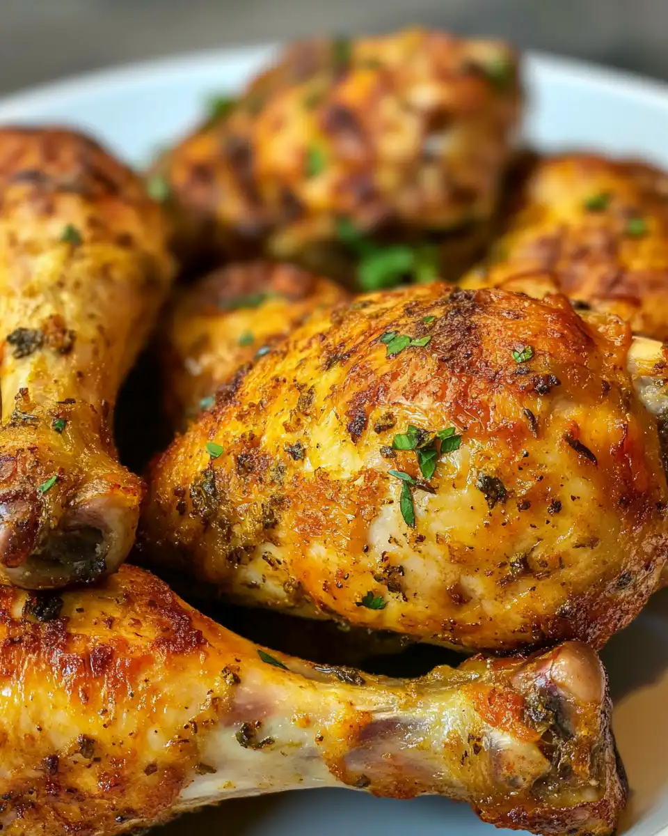 Crispy air fryer chicken ready to enjoy after pressure cooking