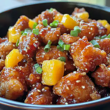 Asian Mango Chicken taken with iphone 15 pro max --iw 2 --ar 4:5 --v 6.1 --raw