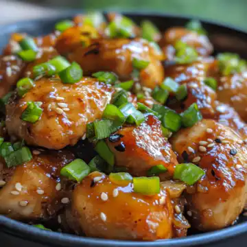 Asian Mango Glazed Chicken taken with iphone 15 pro max --iw 2 --ar 4:5 --v 6.1 --raw