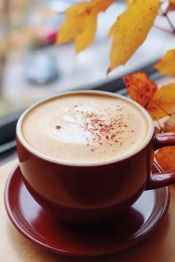 Autumn Fog Tea Latte taken with iphone 15 pro max --iw 2 --ar 4:5 --v 6.1 --raw