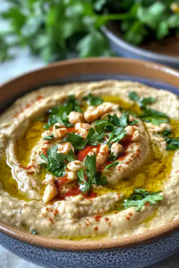 Baba Ganoush Vegan Recipe taken with iphone 15 pro max --iw 2 --ar 4:5 --v 6.1 --raw