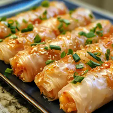 Baked Apple Pie Rice Paper Rolls taken with iphone 15 pro max --iw 2 --ar 4:5 --v 6.1 --raw