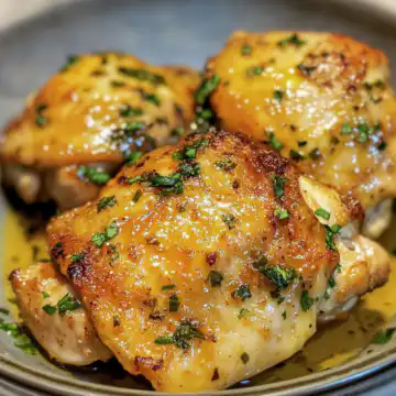 Baked Boneless Chicken Thighs taken with iphone 15 pro max --iw 2 --ar 4:5 --v 6.1 --raw