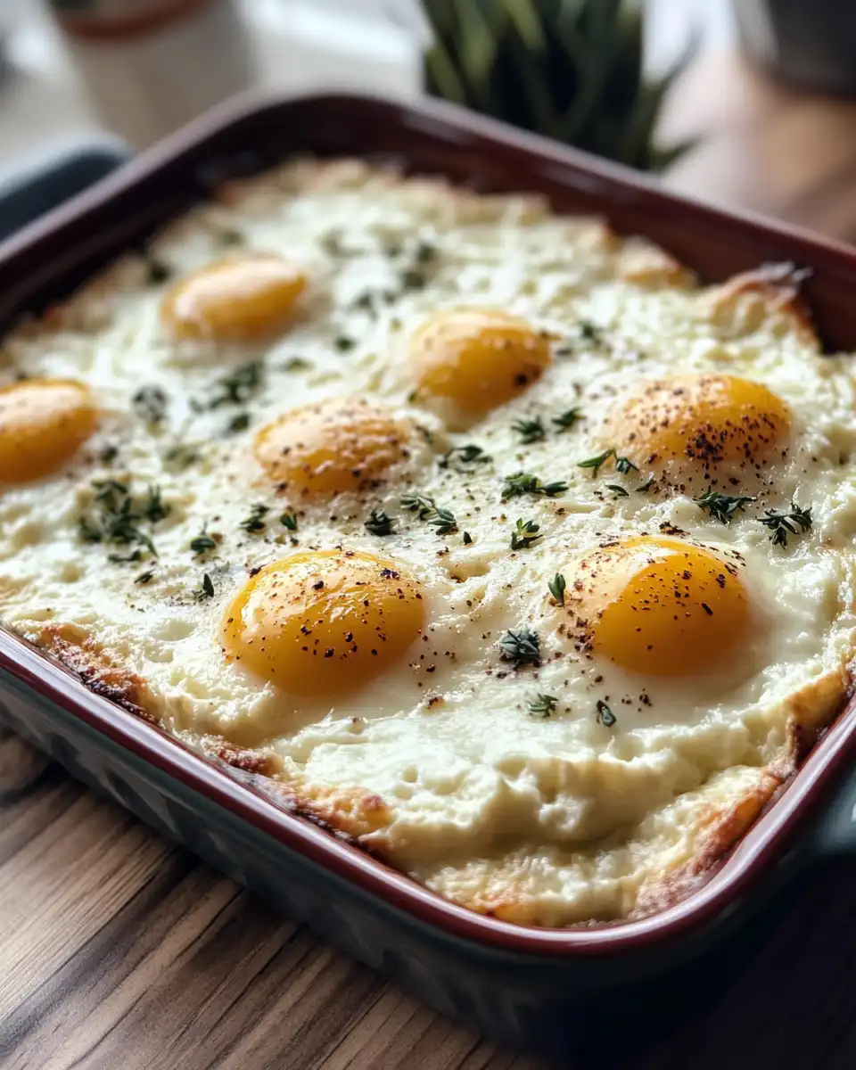 Ingredients and mixing process for baked cottage cheese eggs