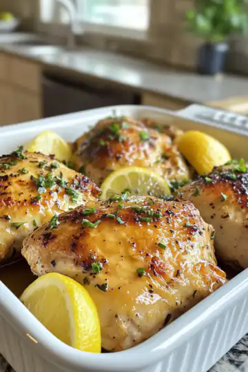 Baked Honey Dijon Chicken taken with iphone 15 pro max --iw 2 --ar 4:5 --v 6.1 --raw