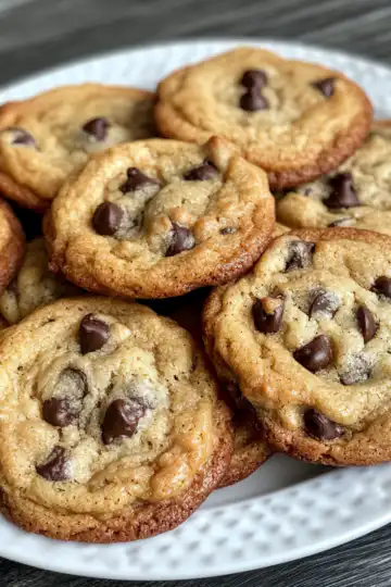 Bakery Style Chocolate Chip Cookies taken with iphone 15 pro max --iw 2 --ar 4:5 --v 6.1 --raw