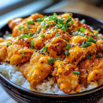 Bang Bang Chicken Bowl An Incredible Ultimate Recipe For 2026 taken with iphone 15 pro max --iw 2 --ar 4:5 --v 6.1 --raw