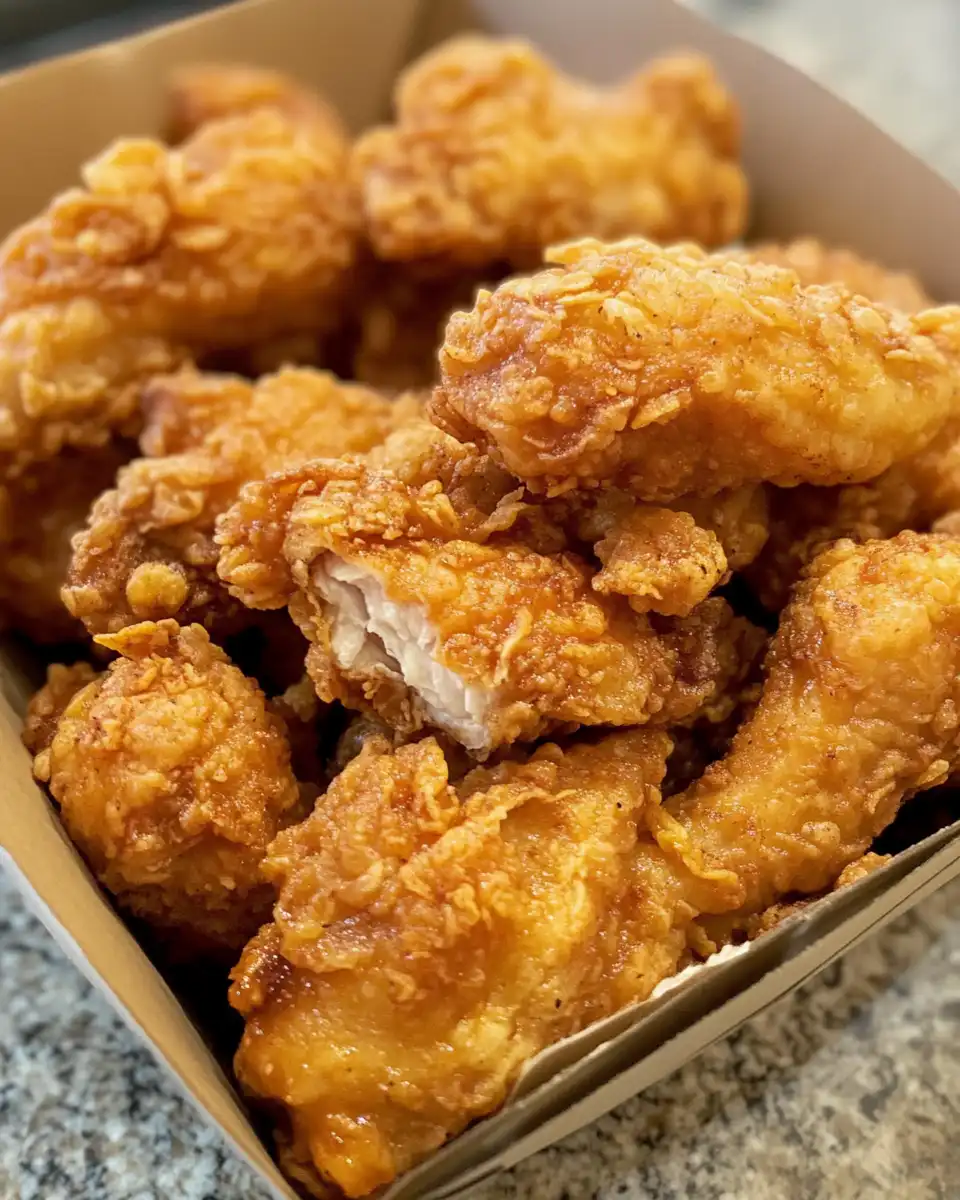 Close up of pressure cooked Bang Bang Chicken in creamy spicy sauce