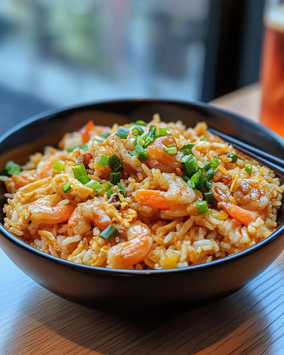 Steam rising from pressure cooker filled with Bang Bang Chicken Fried Rice