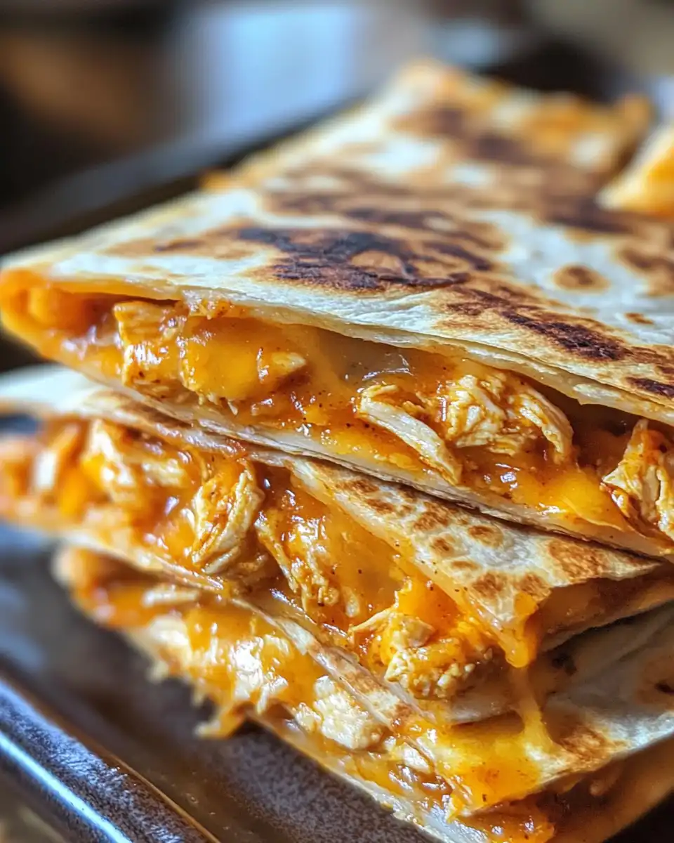 Ingredients laid out for BBQ chicken quesadillas preparation