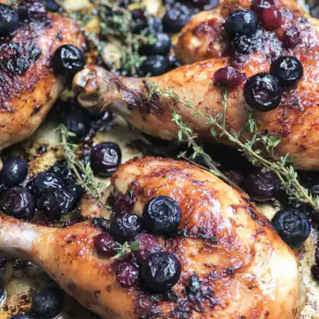 Best Ever Blueberry Thyme Chicken An Incredible Ultimate Recipe taken with iphone 15 pro max --iw 2 --ar 4:5 --v 6.1 --raw