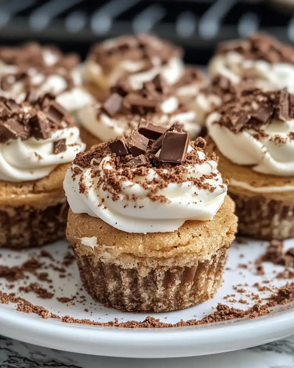 Ingredients laid out for tiramisu cookie cups including cream cheese and cold brewed coffee