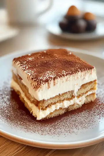 Biscoff Tiramisu taken with iphone 15 pro max --iw 2 --ar 4:5 --v 6.1 --raw