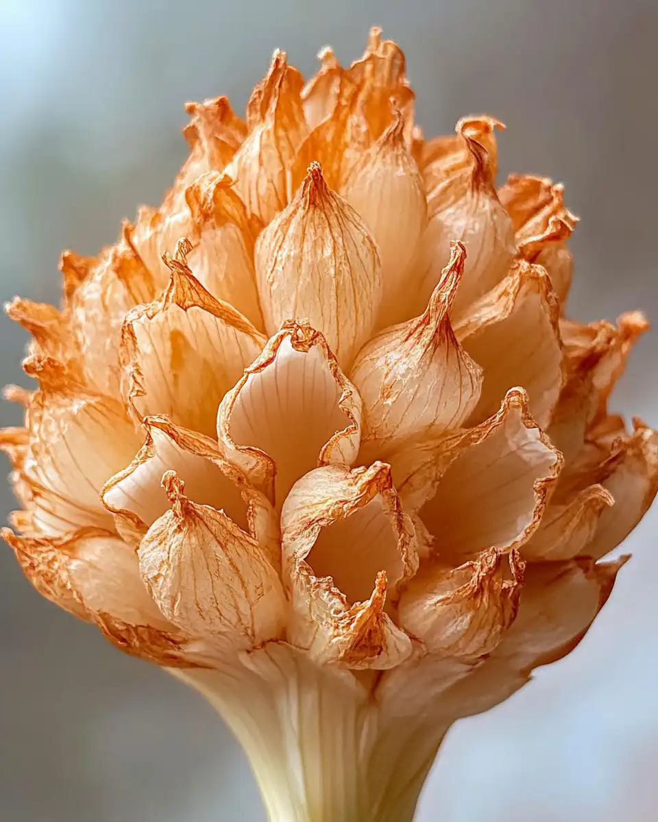 Bite-sized blooming onions steaming near pressure cooker valve