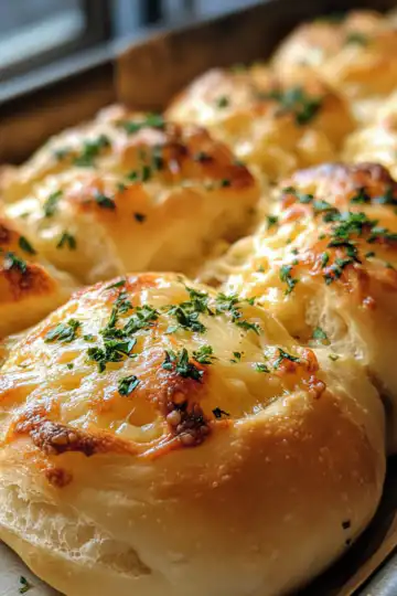Buttery Cheese Garlic Rolls taken with iphone 15 pro max --iw 2 --ar 4:5 --v 6.1 --raw