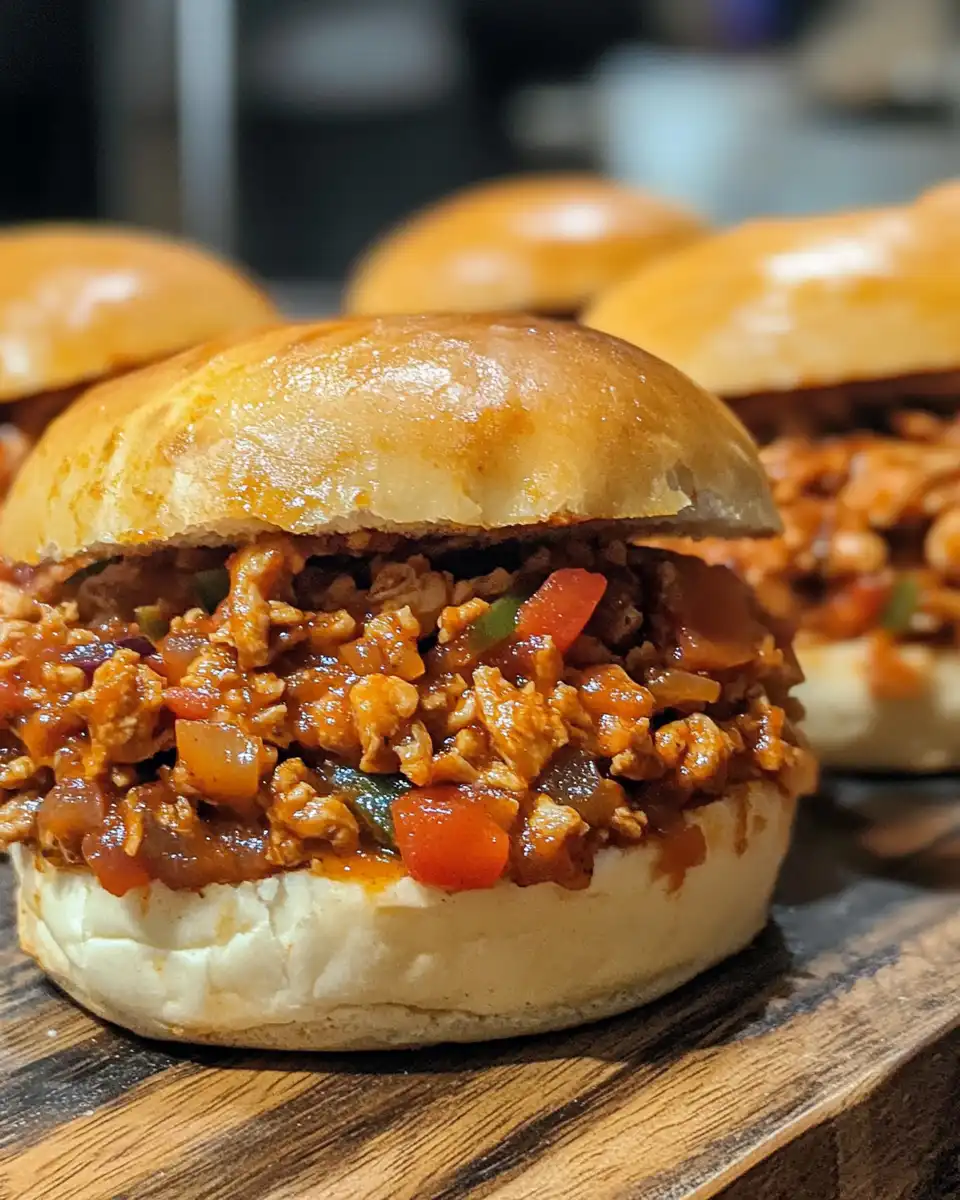 Ingredients of Cajun chicken sloppy joes in pressure cooker