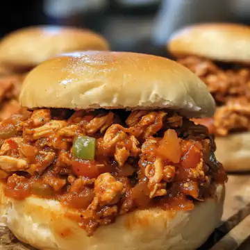 Cajun Chicken Sloppy Joes taken with iphone 15 pro max --iw 2 --ar 4:5 --v 6.1 --raw
