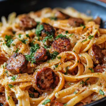 Cajun Sausage Pasta taken with iphone 15 pro max --iw 2 --ar 4:5 --v 6.1 --raw