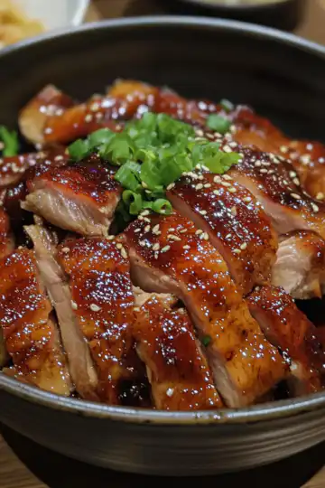 Char Siu Chicken taken with iphone 15 pro max --iw 2 --ar 4:5 --v 6.1 --raw