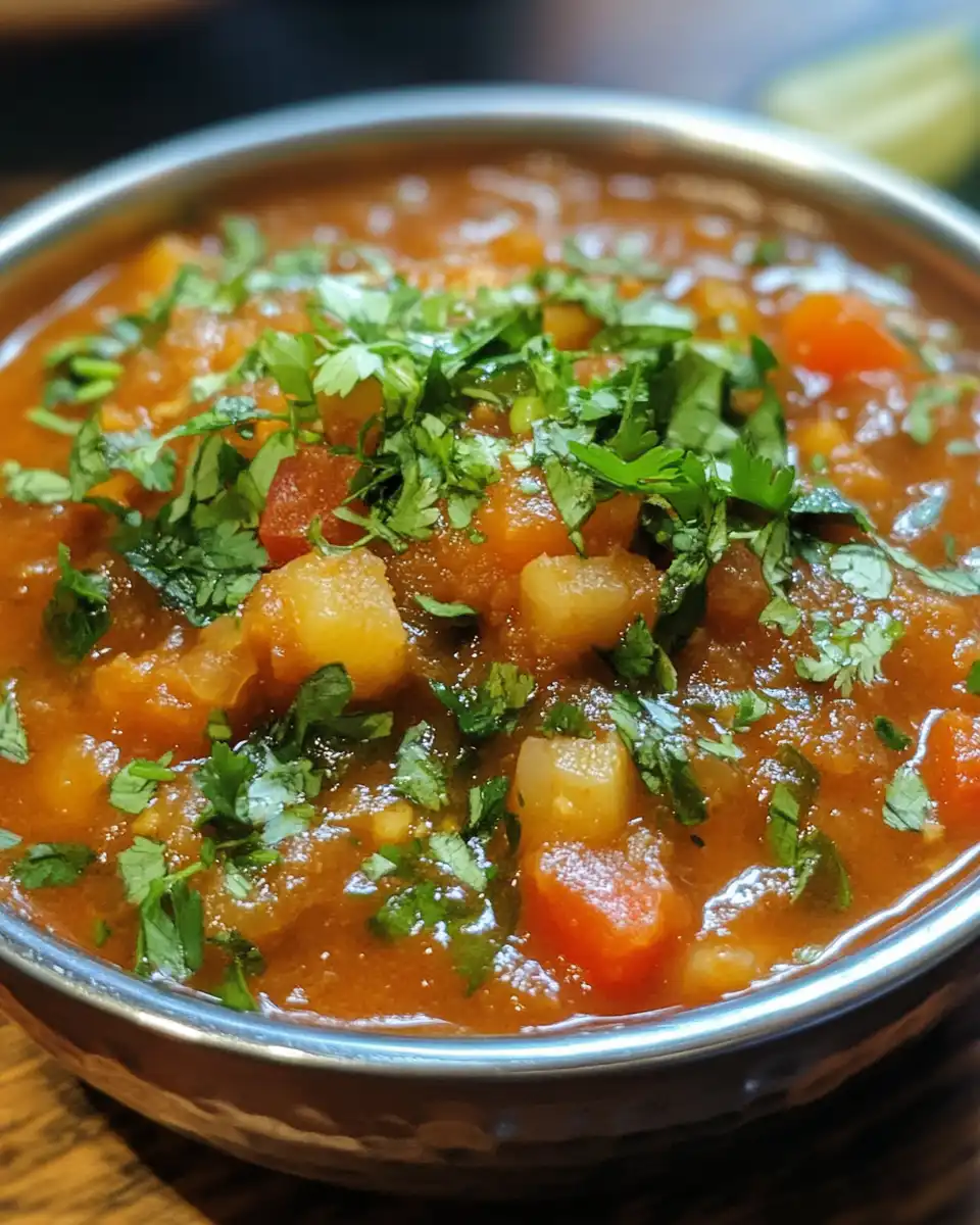 Freshly cooked pressure cooker beef stew served in bowl