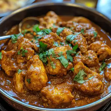 Chicken Bhuna taken with iphone 15 pro max --iw 2 --ar 4:5 --v 6.1 --raw