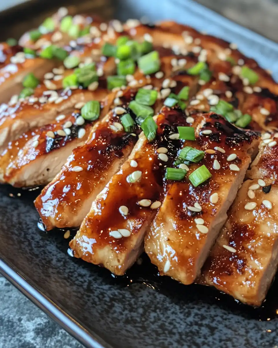 Ingredients for chicken teriyaki lined up and ready for cooking