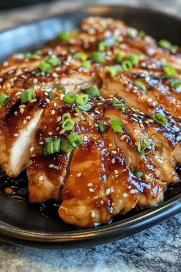 Chicken Teriyaki Grilled Baked taken with iphone 15 pro max --iw 2 --ar 4:5 --v 6.1 --raw
