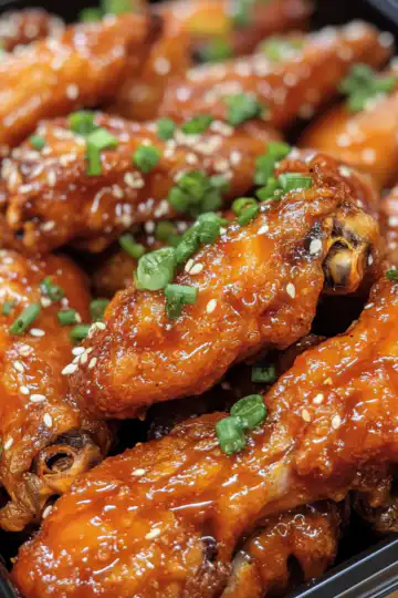 Chinese Chicken Wings Takeout Style taken with iphone 15 pro max --iw 2 --ar 4:5 --v 6.1 --raw