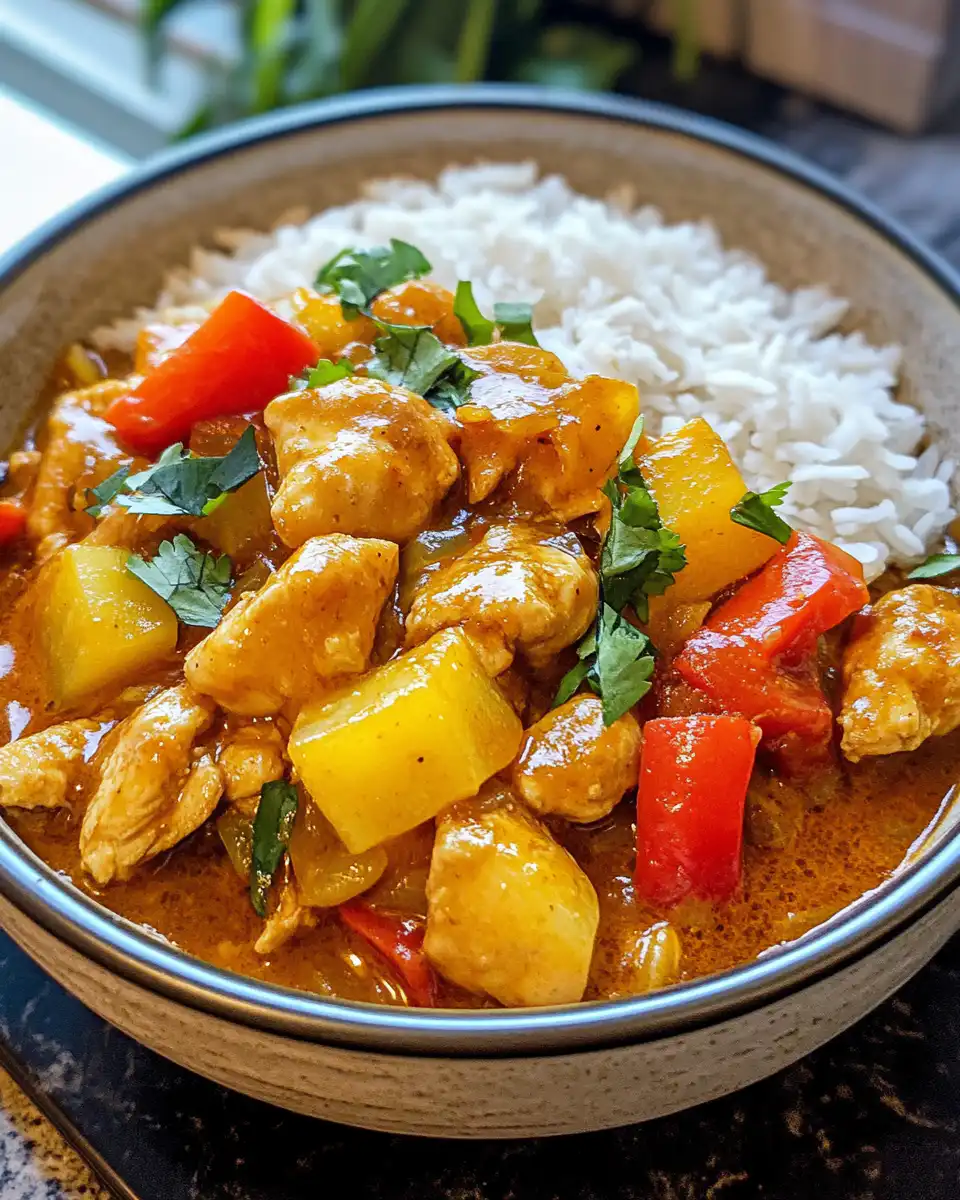 Ingredients prepared and mixed for Chinese curry chicken recipe