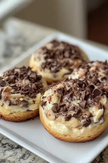 Chocolate Chip Cheesecake Cookies taken with iphone 15 pro max --iw 2 --ar 4:5 --v 6.1 --raw