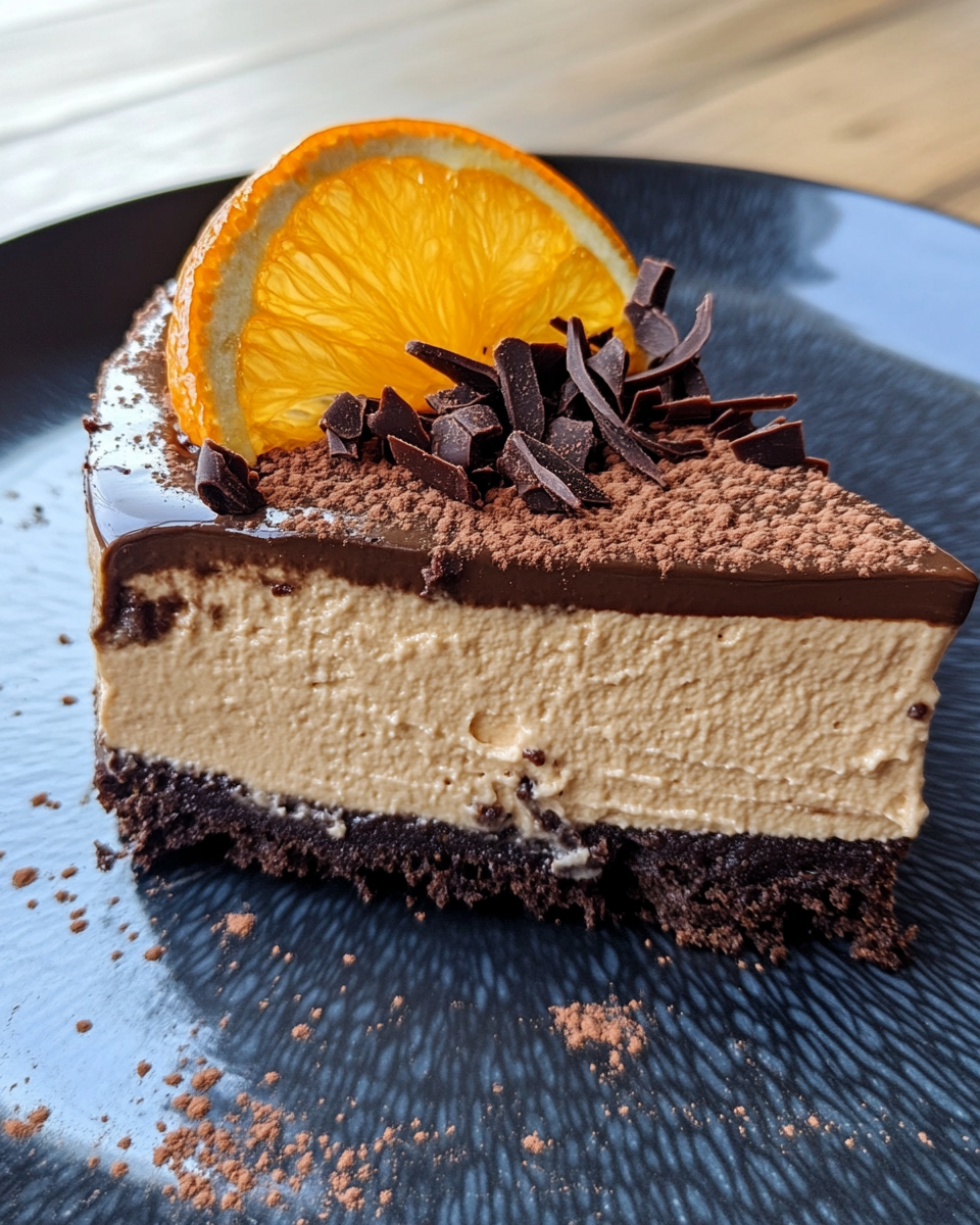 Pressure cooker cheesecake chocolate orange swirl