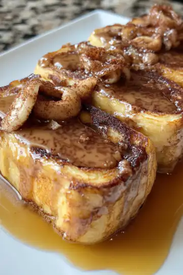 Cinnamon Roll French Toast Roll Ups taken with iphone 15 pro max --iw 2 --ar 4:5 --v 6.1 --raw
