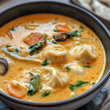 Coconut Curry Soup With Dumplings taken with iphone 15 pro max --iw 2 --ar 4:5 --v 6.1 --raw