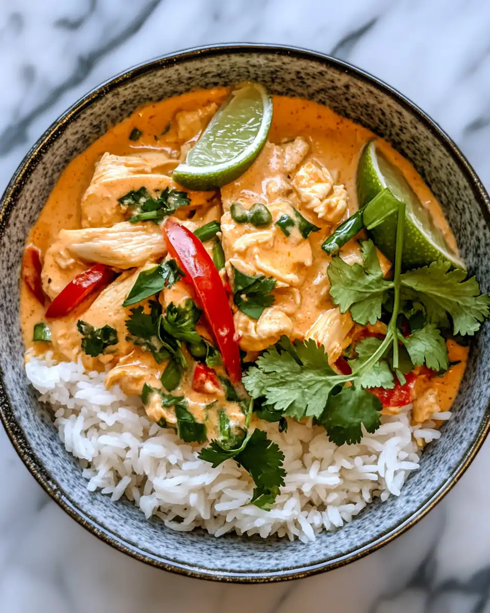 Ingredients for Thai red curry cooked in pressure cooker