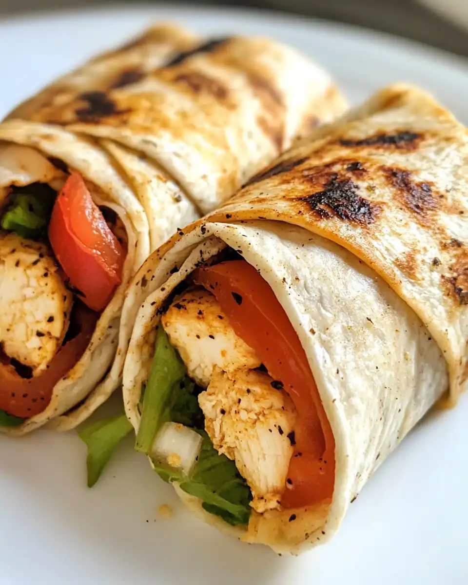 Ingredients for Easy Air Fryer Chicken Bacon Ranch Wraps arranged on a board